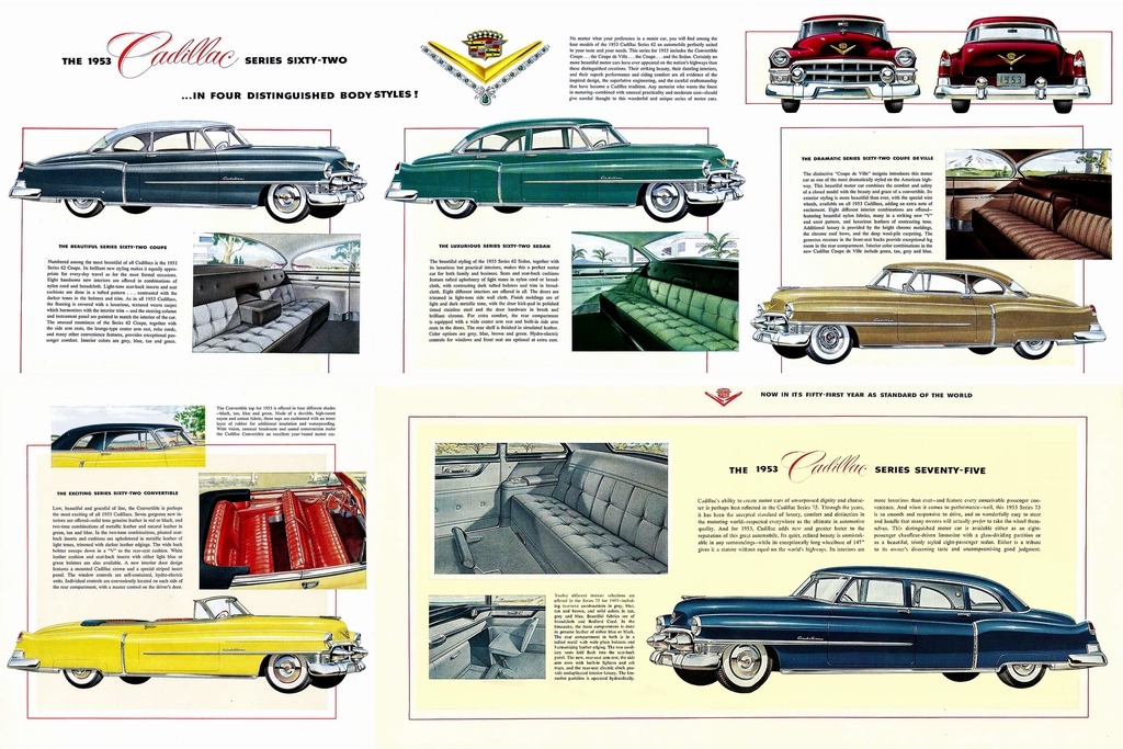 1953 Cadillac Brochure Page 5